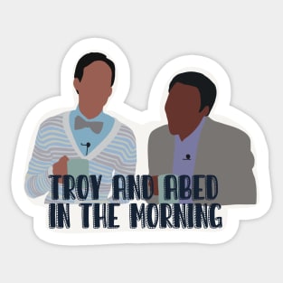 Troy and Abed Sticker